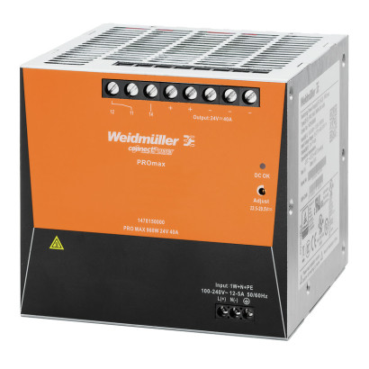1478150000 Источник питания PRO MAX 960W 24V 40A Weidmueller