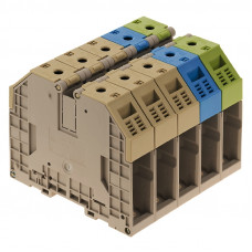 1032300000 Сетевой блок WDU 70/95-3 бежевых + 1 зеленая + 1 синяя (2шт) Weidmueller