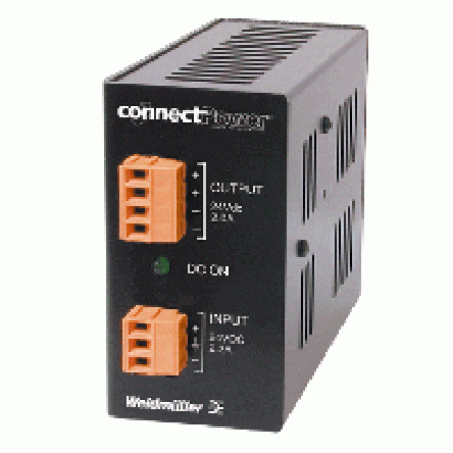 9927480024 Импульсный трансформатор напряжения CP SNT 55W 24-28V 2.3A на дин-рейку, с оптической развязкой. Weidmueller
