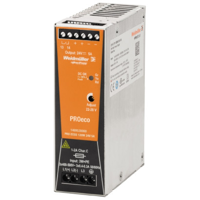 1469530000 Источник питания регулируемый PRO ECO3 120W 24V 5A Weidmueller
